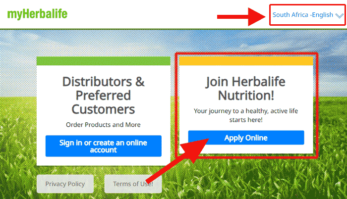 Create an account on MyHerbalife Ghana